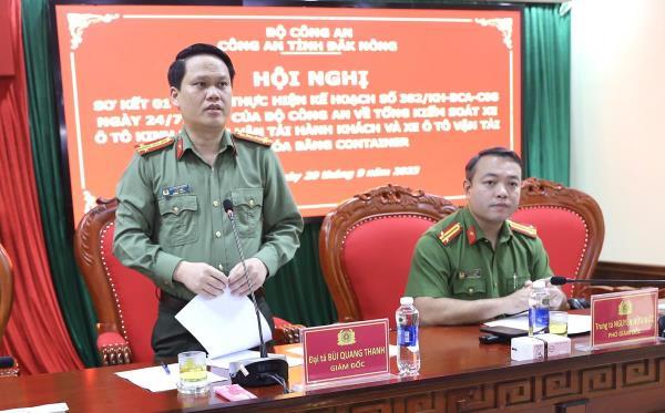 Chuyển biến tích cực sau 1 tháng thực hiện tổng kiểm soát xe ô tô kinh doanh vận tải hành khách và xe ô tô vận tải hàng hóa bằng Container ở Đắk Nông