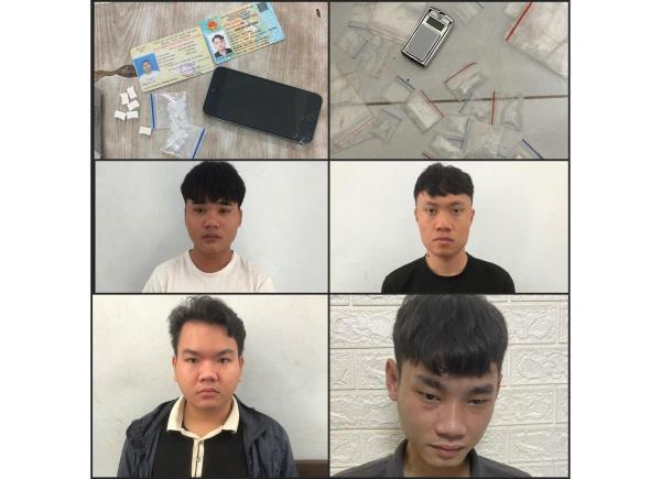 Phá chuyên án, tạm giữ 4 đối tượng chuyên cung cấp ma túy cho con nghiện