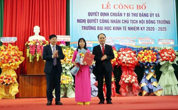 PGS.TS Võ Thị Thúy Anh giữ chức Chủ tịch Hội đồng Trường Đại học Kinh tế Đà Nẵng