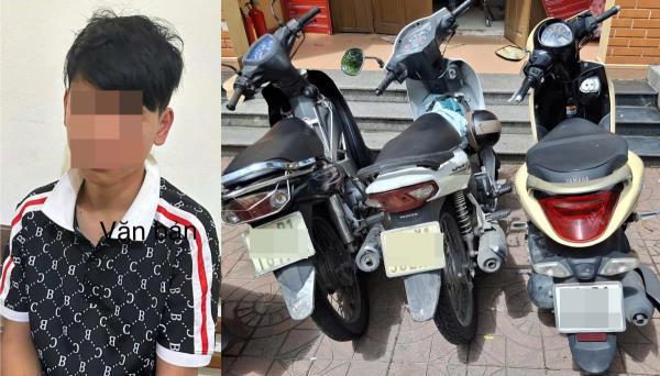 Làm rõ đối tượng gây ra hàng loạt vụ trộm cắp xe máy