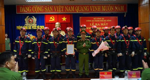 Công an TP Đà Nẵng thành lập 2 Tổ Cảnh sát chữa cháy và cứu nạn, cứu hộ đặc biệt tinh nhuệ