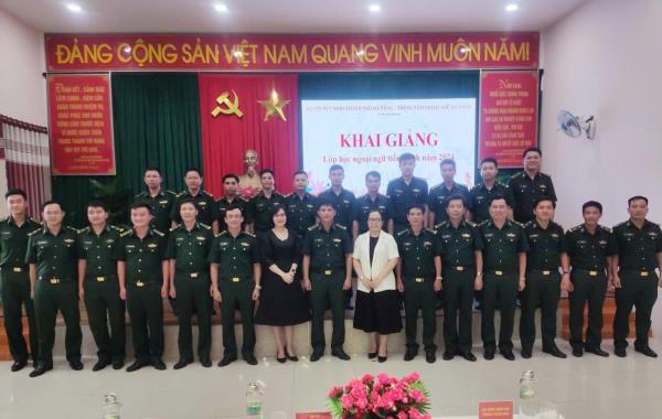 Nâng cao trình độ ngoại ngữ cho cán bộ chiến sĩ Bộ đội biên phòng