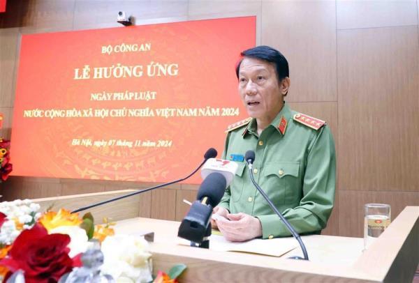 Lực lượng Công an tiếp tục gương mẫu, đi đầu trong xây dựng, hoàn thiện pháp luật