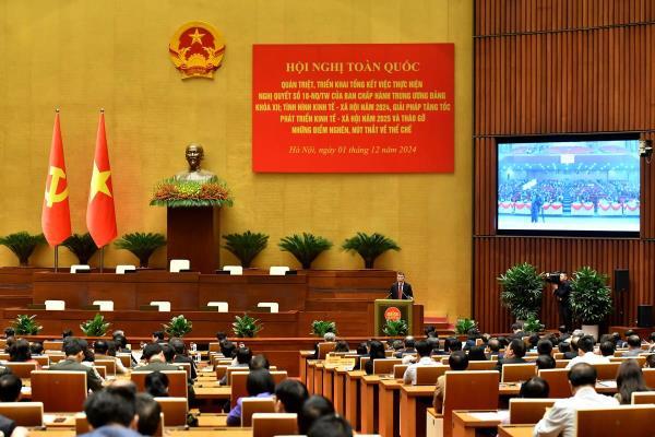 Hội nghị toàn quốc quán triệt, triển khai tổng kết việc thực hiện Nghị quyết 18-NQ/TW của BCH Trung ương Đảng khóa XII