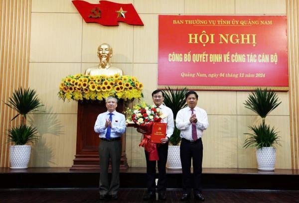 Bổ nhiệm đồng chí Phan Văn Bình giữ chức Trưởng Ban tổ chức Tỉnh ủy Quảng Nam