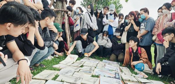 Sinh viên Đà Nẵng vẽ ký họa các địa chỉ đỏ rồi số hóa để lưu trữ, quảng bá văn hóa