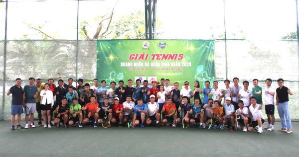 80 tay vợt tham gia giải Tennis doanh nhân Đà Nẵng mùa xuân 2024