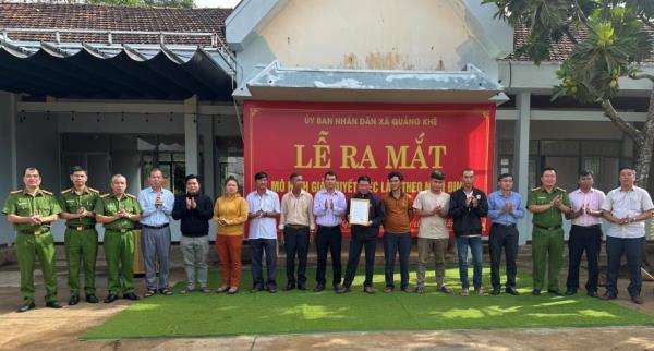 Công an huyện Đắk Glong ra mắt mô hình giải quyết việc làm cho người chấp hành xong án phạt tù