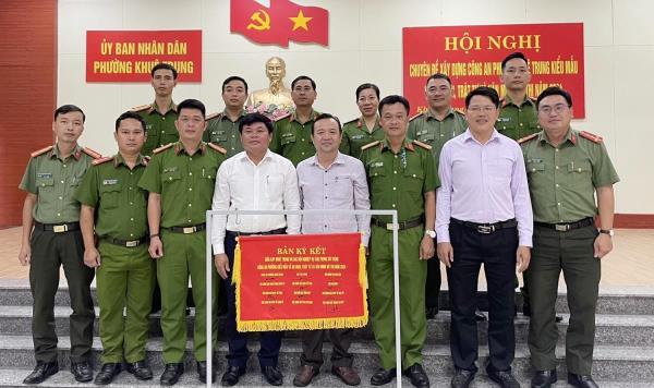 Xây dựng Công an phường Khuê Trung kiểu mẫu về an ninh trật tự