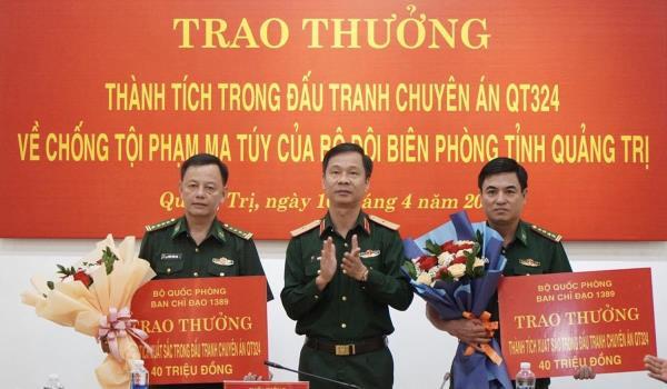 Bộ Quốc phòng trao thưởng hai đơn vị Biên phòng trong triệt phá đường dây ma túy xuyên quốc gia