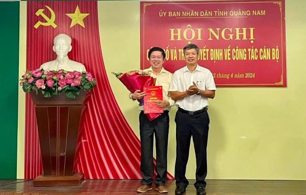 Quảng Nam bổ nhiệm Giám đốc Sở Công Thương làm Giám đốc Sở Ngoại vụ