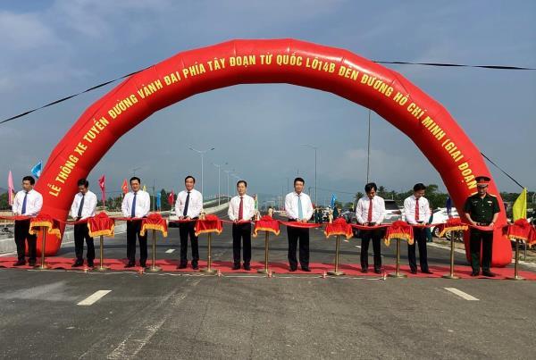 Thông xe tuyến đường vành đai phía tây Đà Nẵng