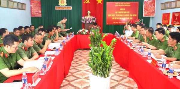 Đăk Nông: Thực hiện hiêu quả quy chế phối hợp giữa Đảng uỷ Công an tỉnh với các huyện uỷ, thành uỷ