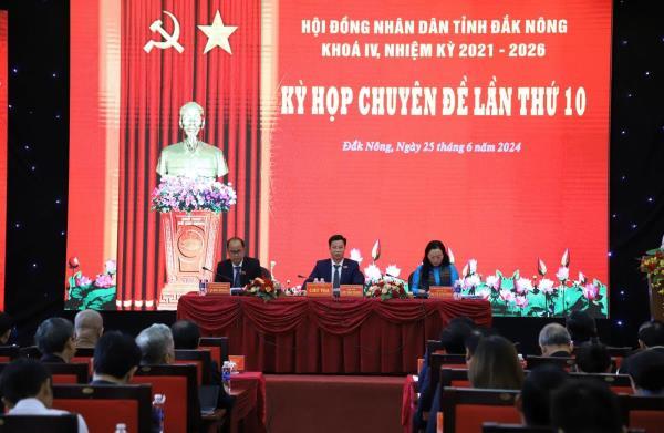 HĐND tỉnh thông qua Nghị quyết quy định về tiêu chí thành lập, số lượng thành viên và các mức chi hỗ trợ cho lực lượng tham gia bảo vệ ANTT ở cơ sở trên địa bàn tỉnh Đắk Nông