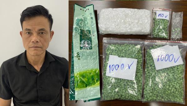 Công an quận Hải Châu bắt đối tượng vận chuyển 1 kg ma túy và hơn 2.000 viên thuốc lắc