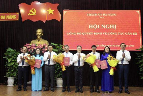 Đà Nẵng công bố quyết định điều động, bổ nhiệm nhiều cán bộ chủ chốt