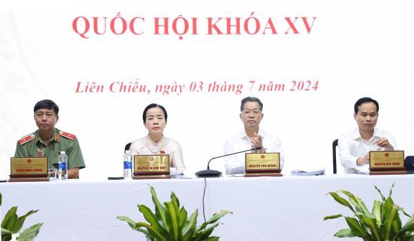 Đoàn đại biểu Quốc hội TP Đà Nẵng tiếp xúc cử tri quận Liên Chiểu