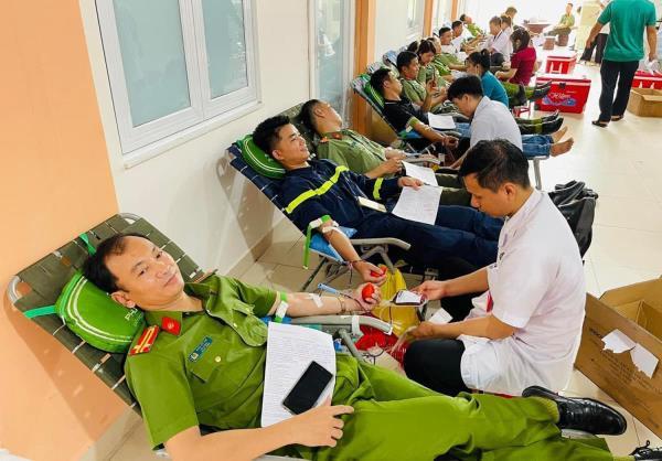 Công an Quảng Nam hiến 253 đơn vị máu