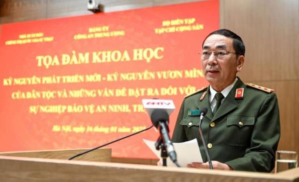 Lực lượng Công an nhân dân đóng vai trò đặc biệt quan trọng trong kỷ nguyên phát triển mới