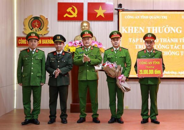 Nhiều đơn vị Công an Quảng Trị lập công xuất sắc trong đấu tranh tội phạm ma túy