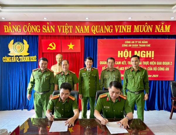 Công an quận Thanh Khê ký cam kết kiểm soát ma túy giai đoạn 2