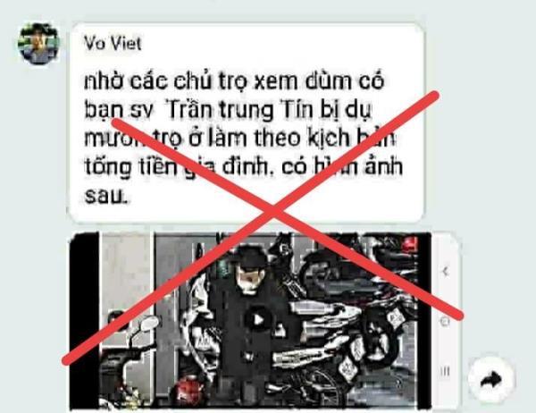 Thông tin sinh viên ở Đà Nẵng bị bắt cóc là sai sự thật