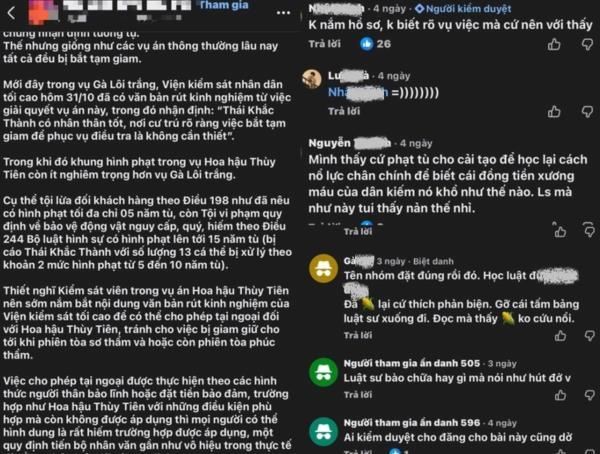 Cư dân mạng tranh luận dữ dội vì bài viết ẩn danh lên tiếng bênh Hoa hậu Thùy Tiên khi so sánh vụ án kẹo Kera với vụ án gà lôi trắng