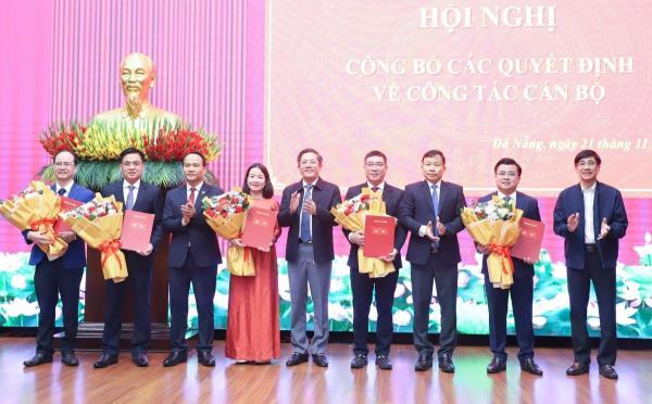 Thành phố Đà Nẵng điều động, bổ nhiệm nhiều cán bộ lãnh đạo chủ chốt