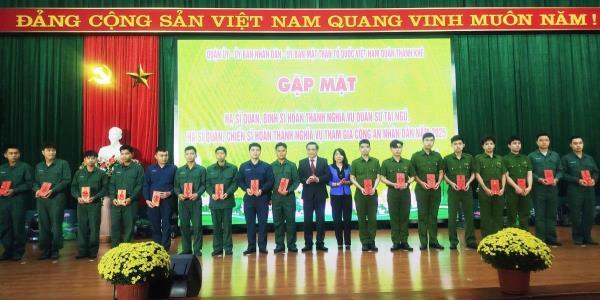 Quận Thanh Khê gặp mặt 226 Quân nhân xuất ngũ năm 2025