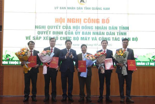 Tỉnh Quảng Nam kiện toàn các chức danh lãnh đạo sở