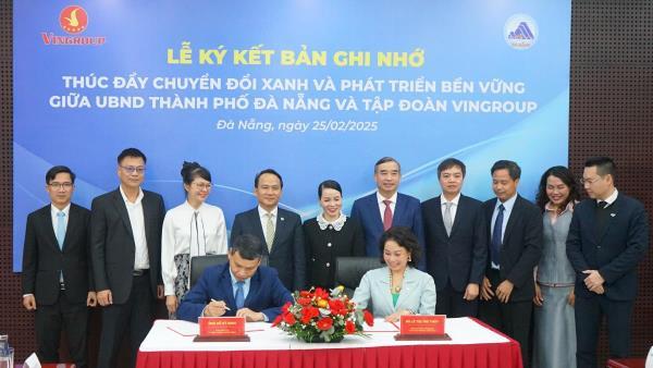 Đà Nẵng và Vingroup hợp tác nghiên cứu tuyến buýt điện Đà Nẵng – Huế và thúc đẩy chuyển đổi xanh