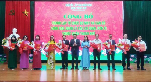 Quận Thanh Khê triển khai các quyết định về sắp xếp, tổ chức bộ máy