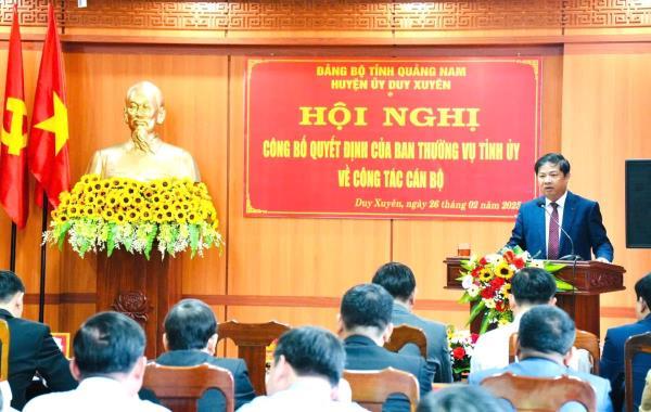 Quảng Nam bổ nhiệm lãnh đạo Ban Tổ chức, Tỉnh đoàn làm Bí thư huyện