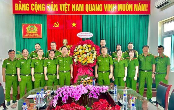 Lãnh đạo Công an TP Đà Nẵng chúc mừng Ngày truyền thống lực lượng Cảnh sát cơ động