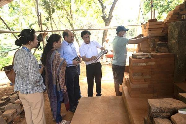 Nỗ lực trùng tu, bảo tồn nhóm tháp E-F tại Mỹ Sơn