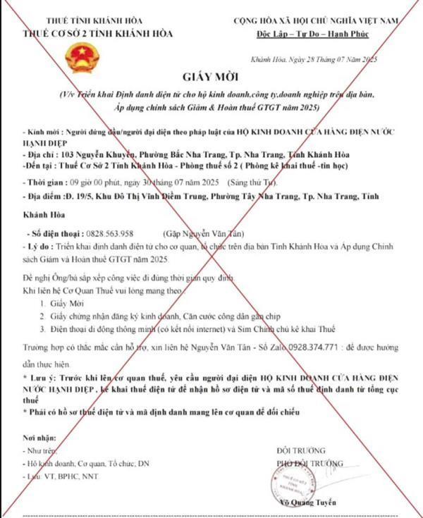 Cảnh giác thủ đoạn giả danh cơ quan thuế để lừa đảo