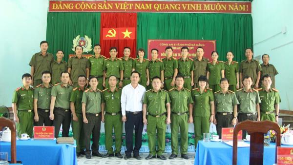 Lãnh đạo Công an TP Đà Nẵng thăm, làm việc với Công an xã Tam Mỹ