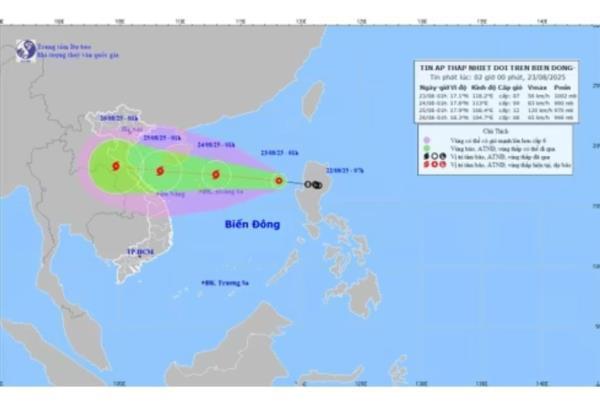 Áp thấp nhiệt đới sắp mạnh lên thành bão, Nghệ An - Huế sẽ chịu tác động trực tiếp