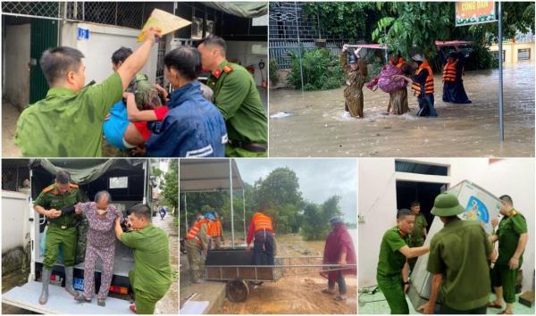 Sát cánh bên dân trong bão lũ