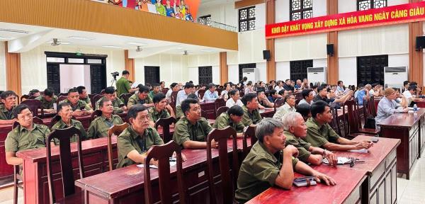 Xã Hòa Vang tăng cường công tác tuyên truyền, triển khai phần mềm quản lý dữ liệu PCCC