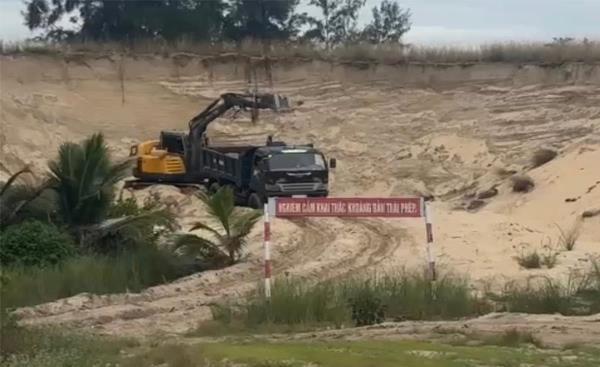 Tạm giữ phương tiện khai thác, vận chuyển khoáng sản trái phép