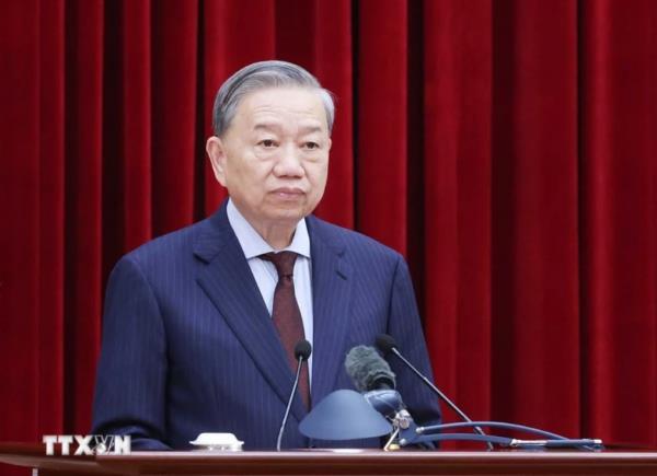 Tổng Bí thư Tô Lâm phát biểu khai mạc Hội nghị Ban Chấp hành Trung ương Đảng khóa XIII