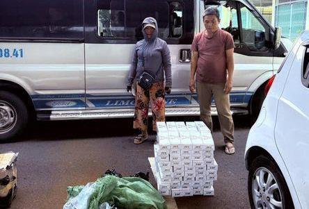 Công an quận Liên Chiểu tạm giữ 1.000 bao thuốc lá điếu nhập lậu