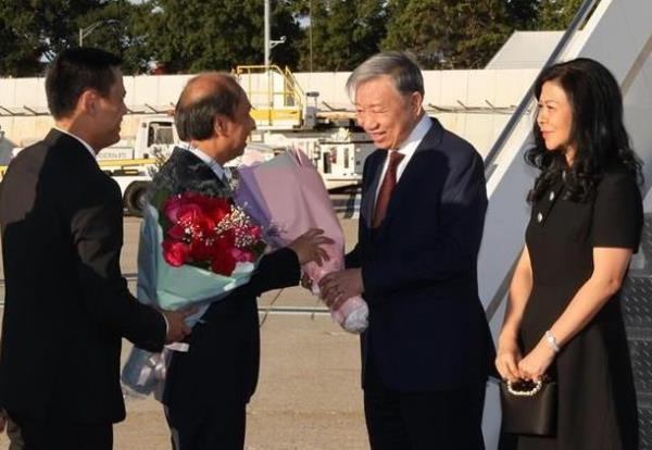 Tổng Bí thư, Chủ tịch nước Tô Lâm đến Hoa Kỳ dự Tuần lễ cấp cao Đại Hội đồng Liên Hợp Quốc