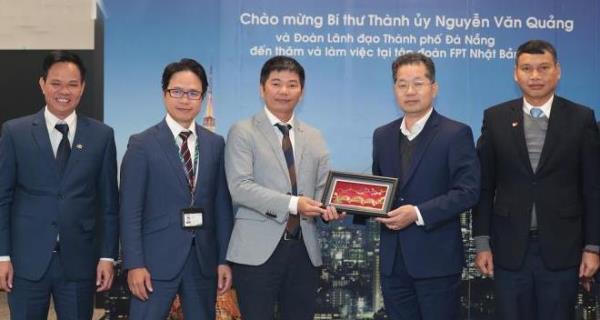 Đoàn công tác Thành phố Đà Nẵng thăm, làm việc tại FPT Nhật Bản