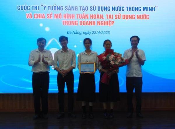 Sinh viên Trường Đại học Bách khoa Đà Nẵng đoạt giải nhất cuộc thi Ý tưởng sáng tạo sử dụng nước thông minh