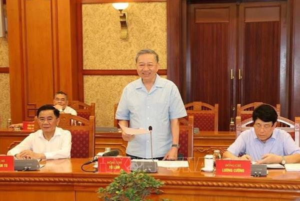 Tổng Bí thư, Chủ tịch nước Tô Lâm chủ trì cuộc họp Thường trực Tiểu ban Văn kiện Đại hội XIV của Đảng