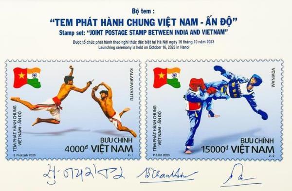 Phát hành đặc biệt bộ tem giới thiệu văn hóa Việt Nam - Ấn Độ