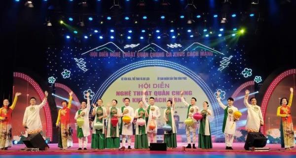 Quảng Nam đoạt nhiều huy chương tại Hội diễn Nghệ thuật quần chúng ca khúc cách mạng toàn quốc năm 2023