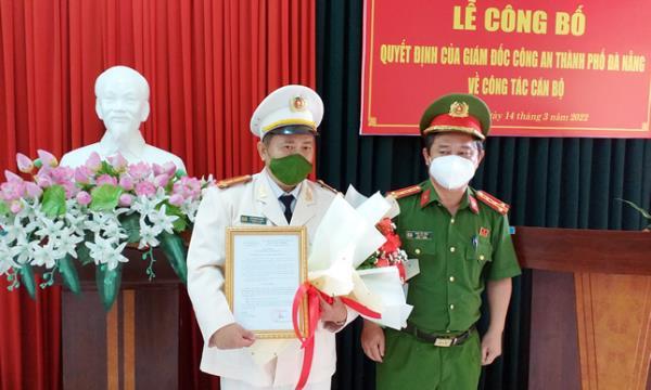 Công bố Quyết định của Giám đốc Công an TP Đà Nẵng về công tác cán bộ